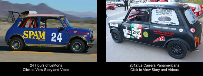 24 Hours of LeMons and La Carrera Panamericana links