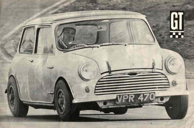 Stirling Moss driving Heritage Garage respored Sprint
